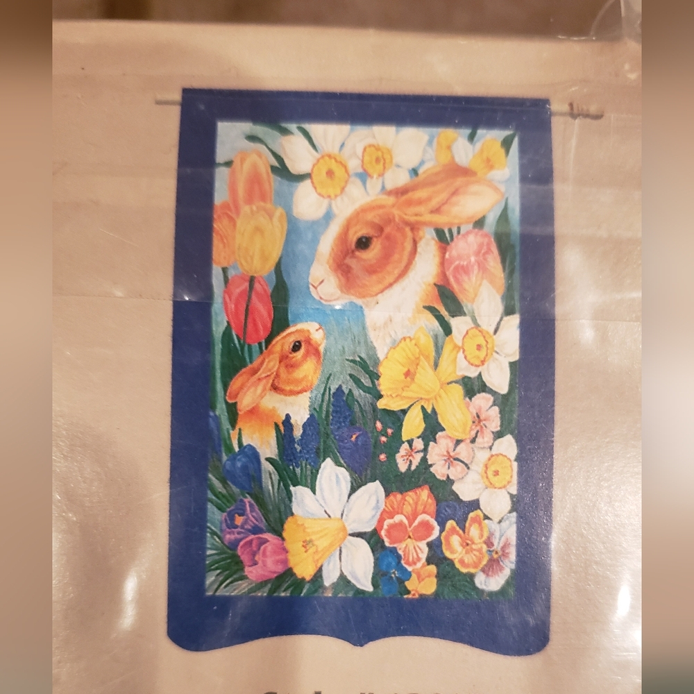 Bunny Flag for Outdoors (NWT!)